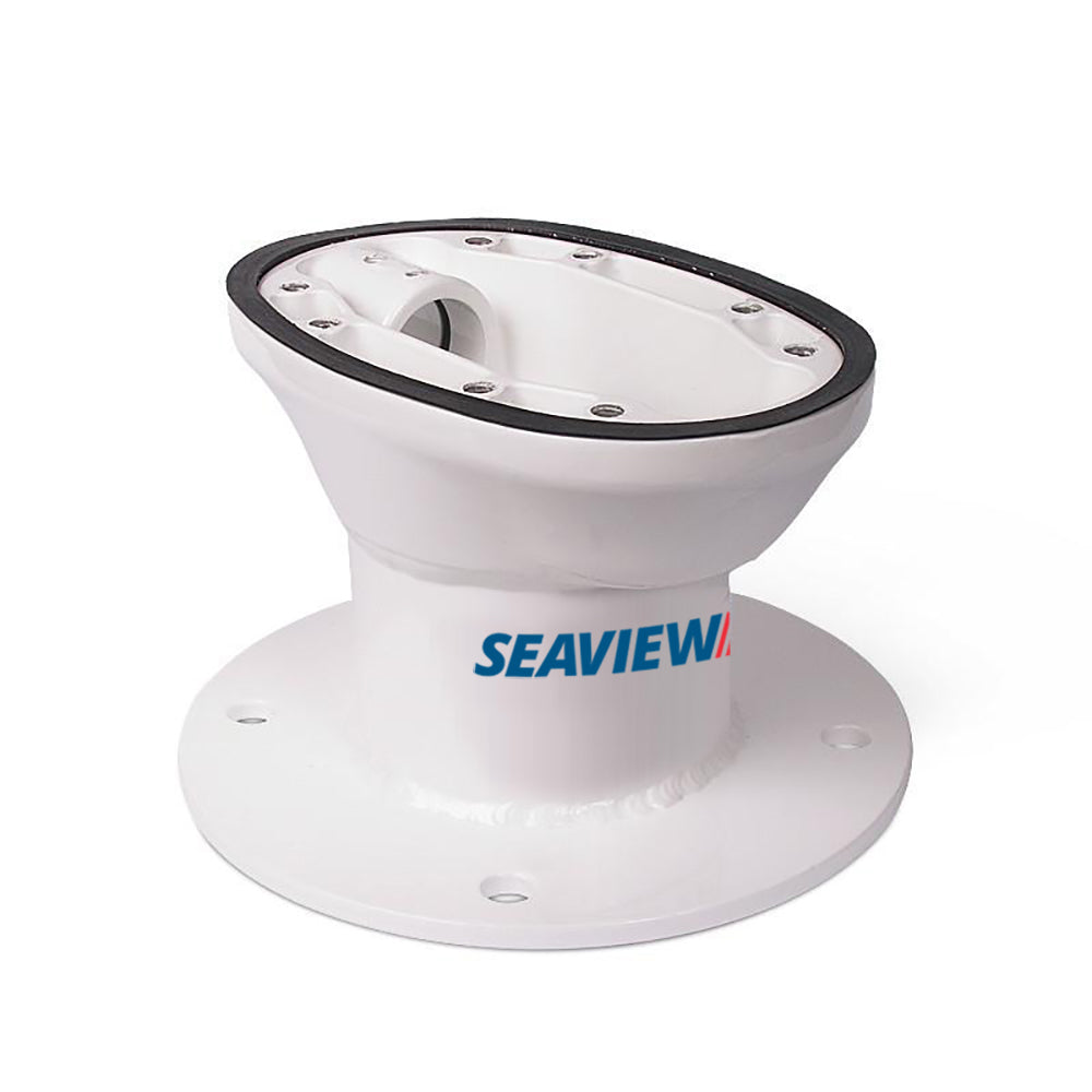 Seaview 5-Inch Vertical Modular Mount with 8-Inch Round Base Plate - Top Plate Required