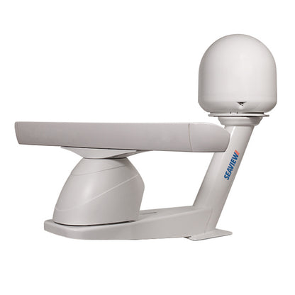 Seaview 22.5-Inch Dual Mount for Up to 4.5' Open Array Radar and Satellite Domes – Top Plate Required