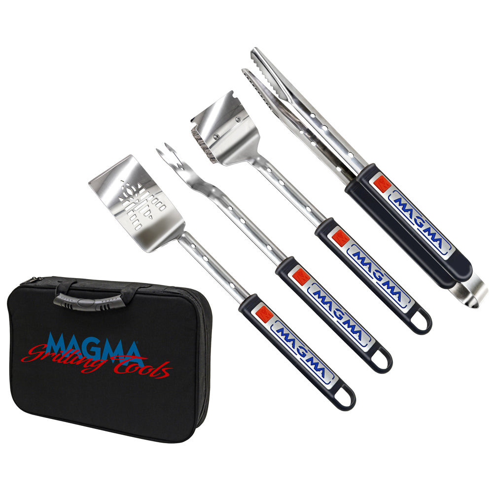 Magma Telescoping Grill Tool Set - 5-Piece Professional Barbecue Tools