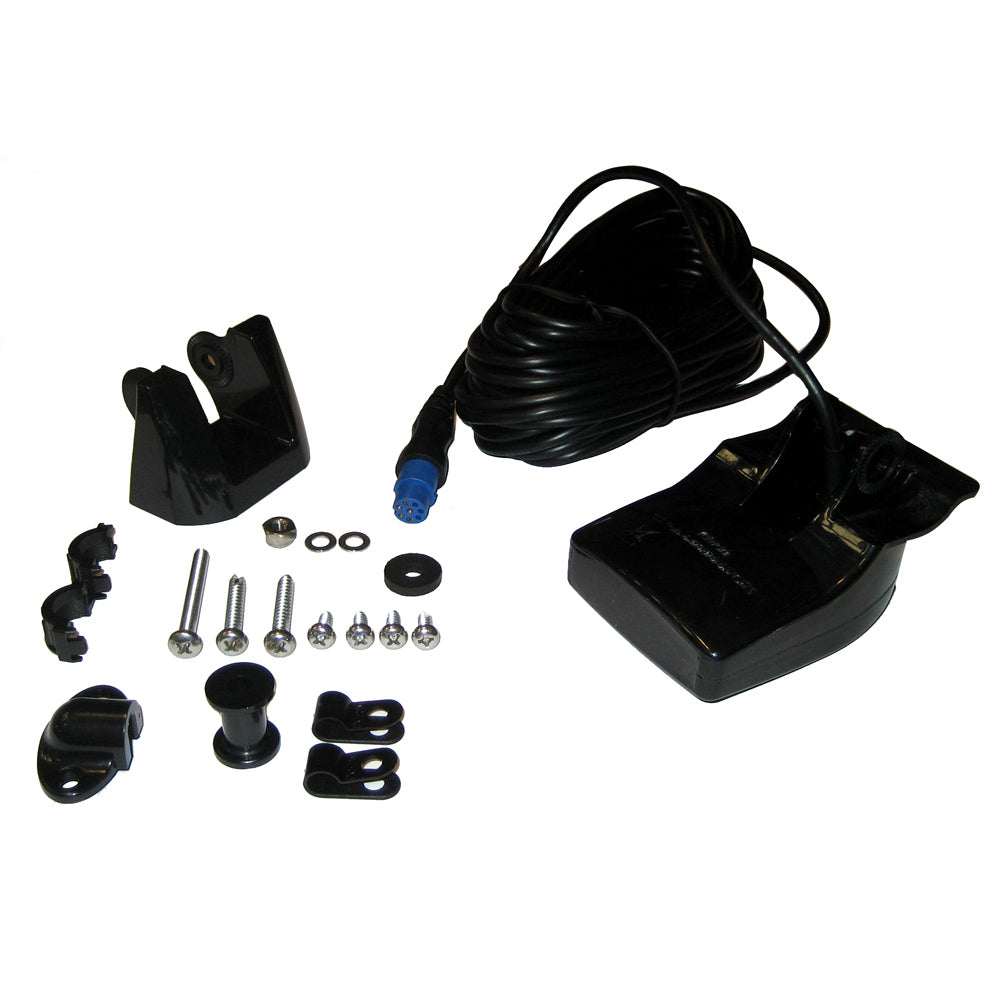 Garmin Transom Mount Depth and Temperature Transducer, 50/200kHz, 8-Pin - Model 010-10272-10