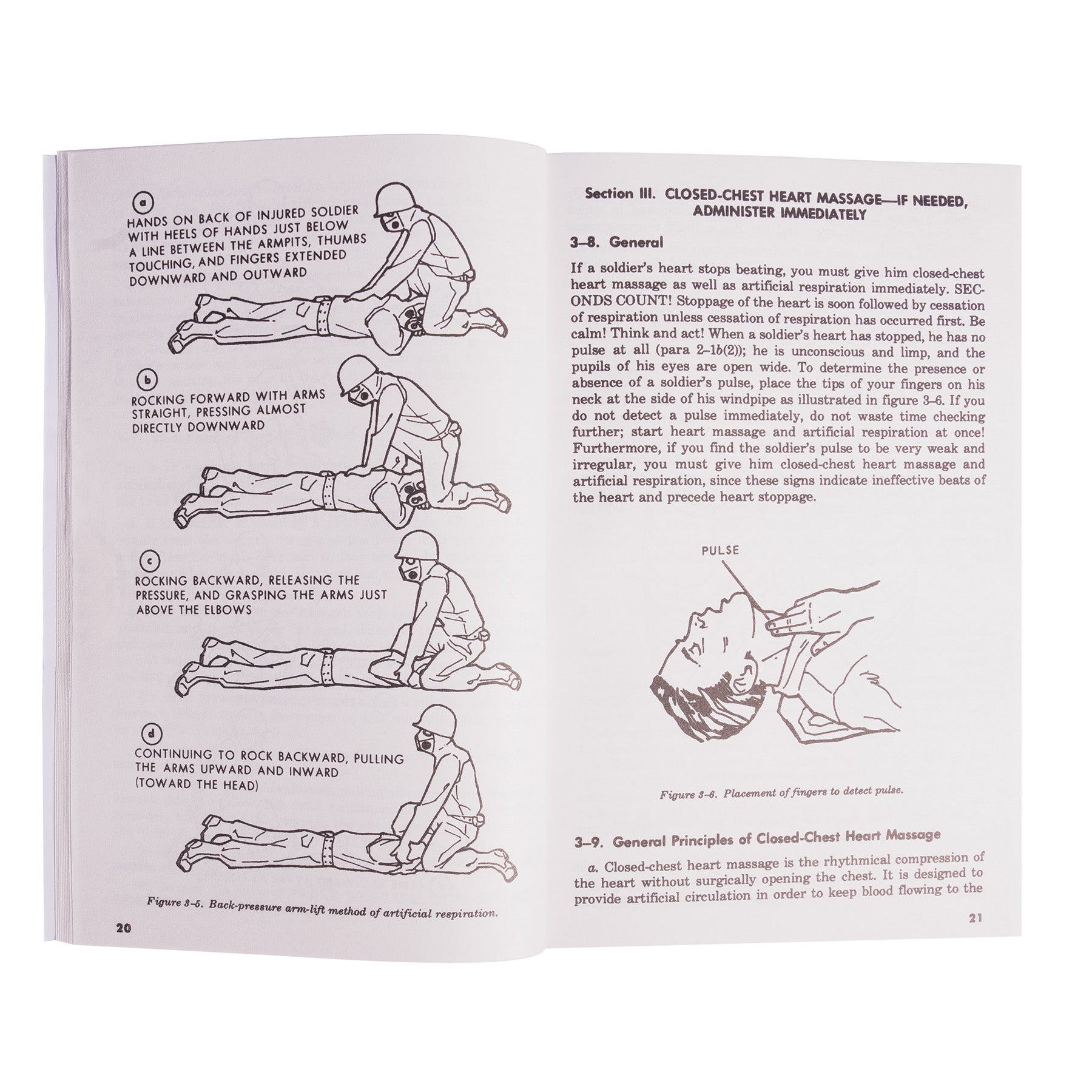 Rothco First Aid for Soldiers FM21 Manual – Military Field Medical Guide with Over 150 Illustrated Pages