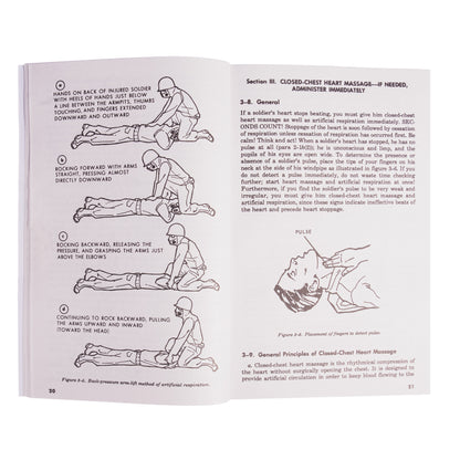 Rothco First Aid for Soldiers FM21 Manual – Military Field Medical Guide with Over 150 Illustrated Pages