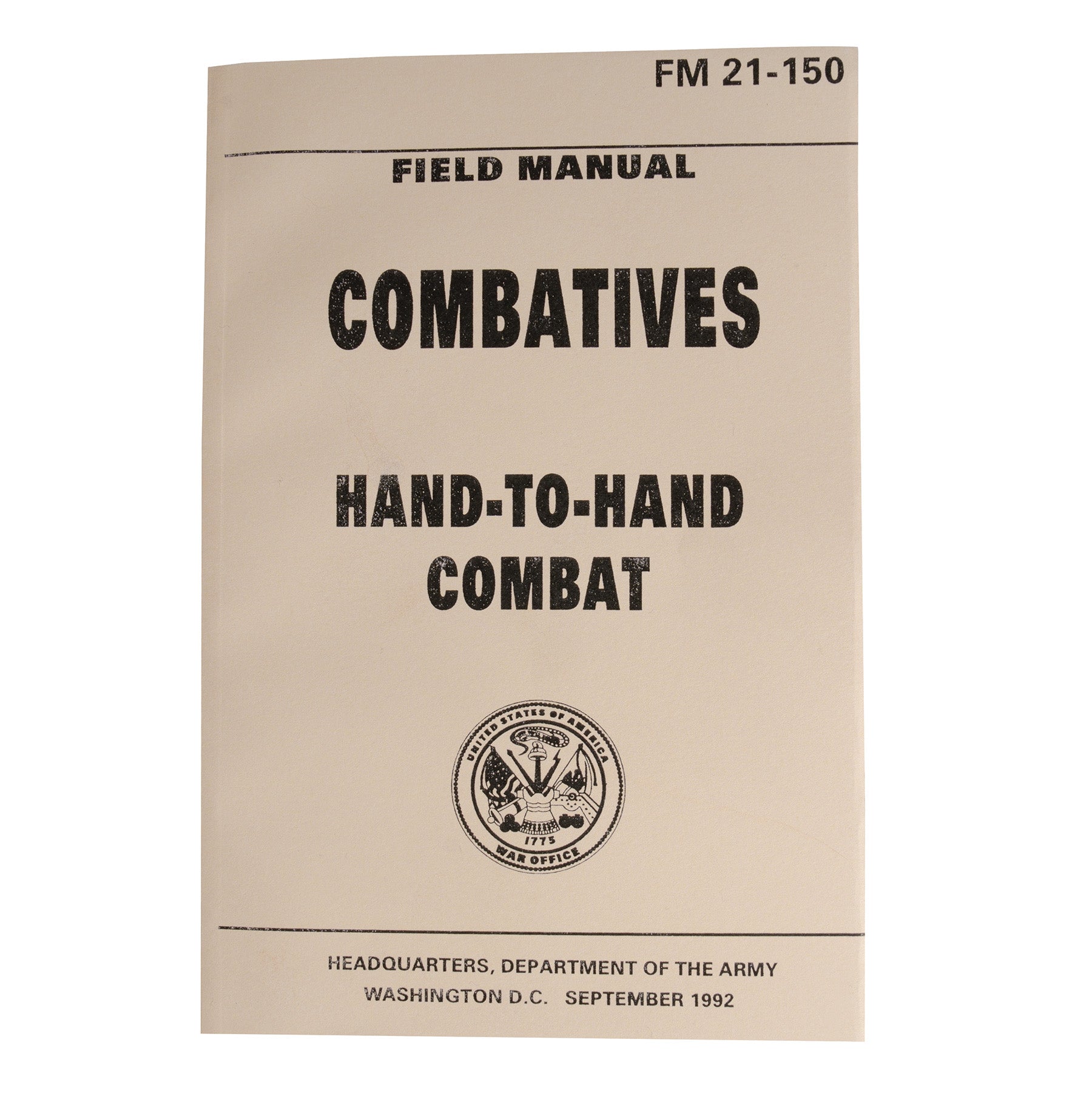 Rothco Combative Hand-to-Hand Combat FM21-150 Manual – Military Field Manual with Illustrated Techniques