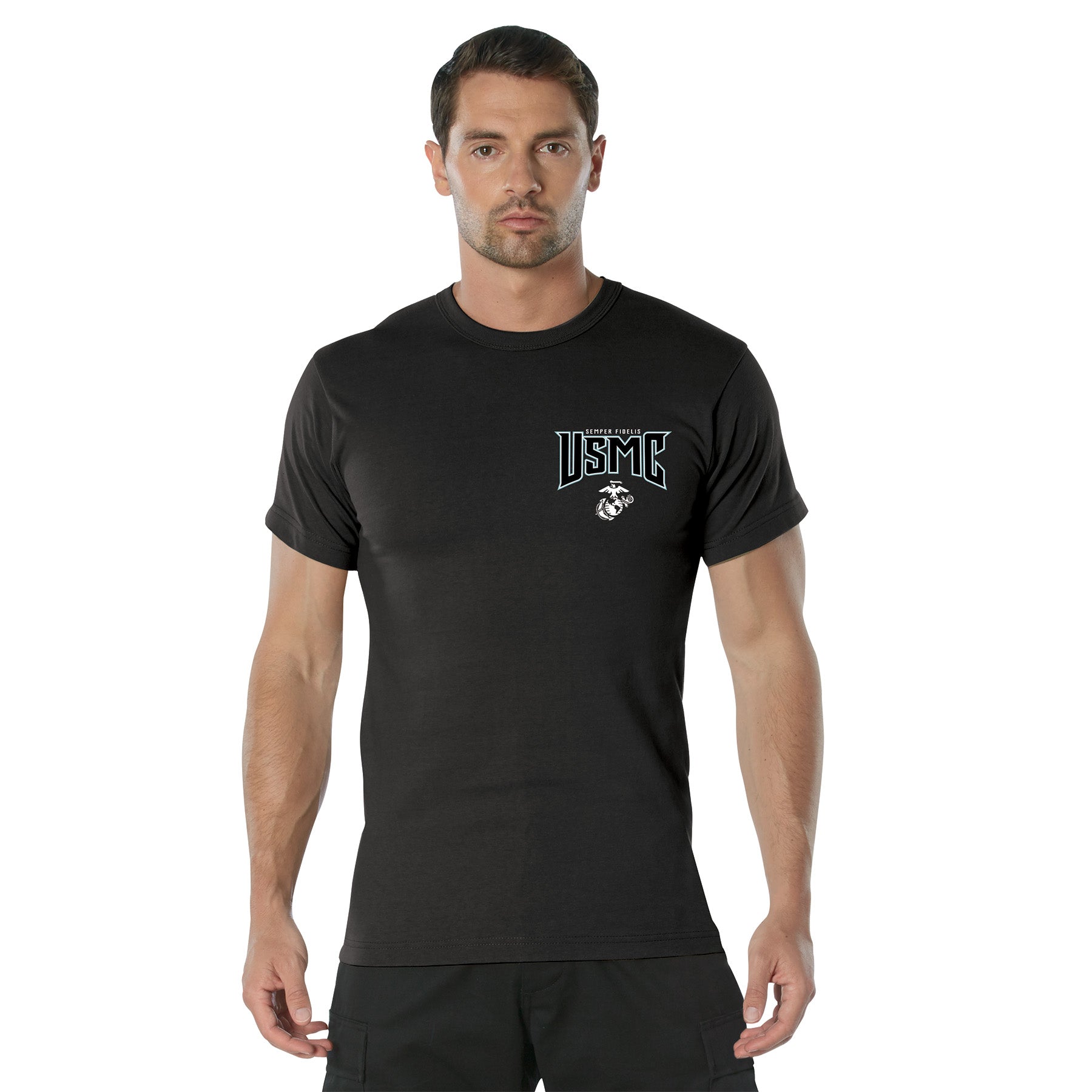 Rothco USMC First to Fight T-Shirt Size Medium - Officially Licensed Marine Corps Apparel