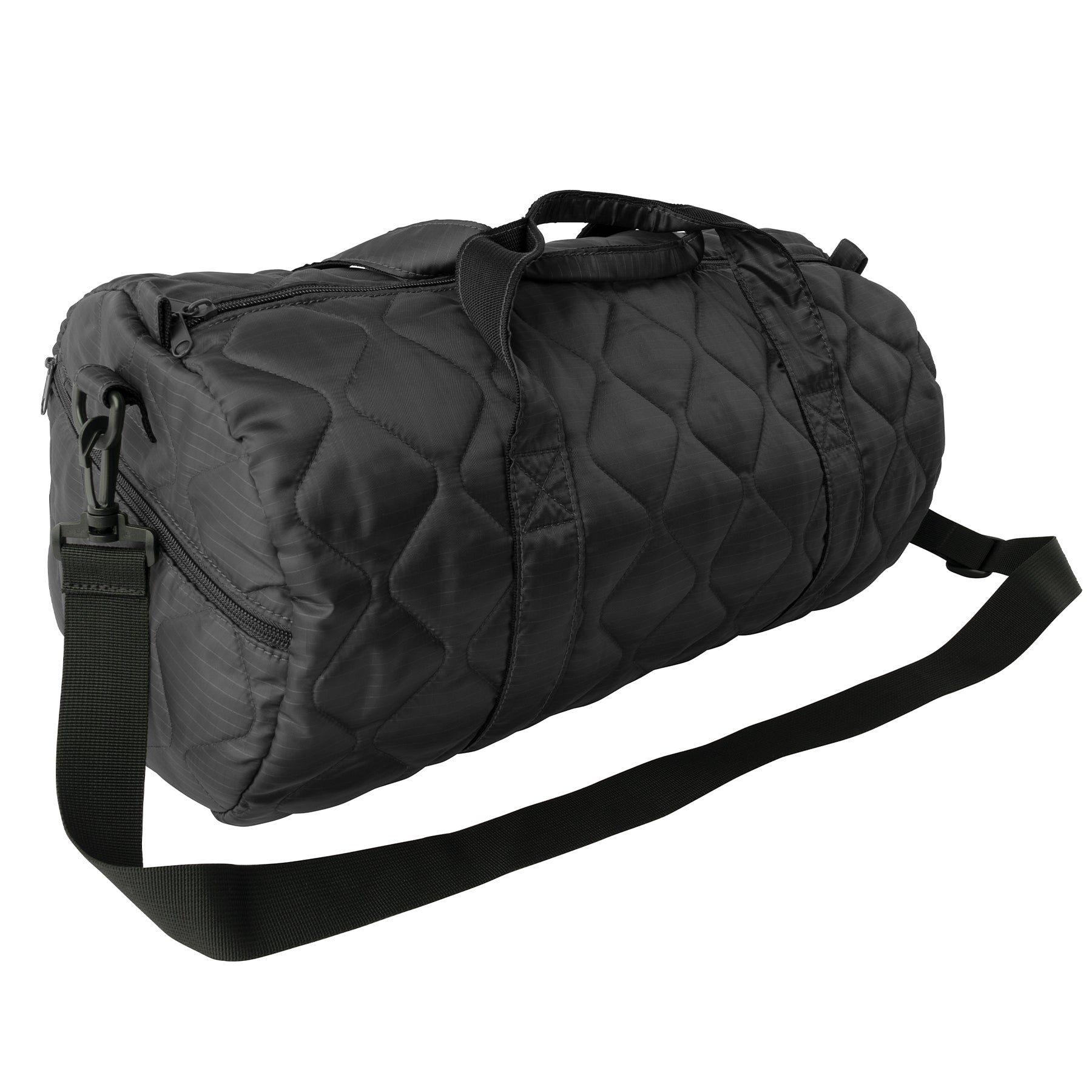 Rothco Lightweight Woobie Duffle Bag Black – 22L Capacity Portable Travel and Gym Bag