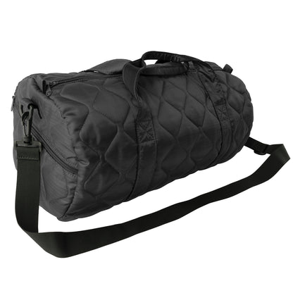 Rothco Lightweight Woobie Duffle Bag Black – 22L Capacity Portable Travel and Gym Bag