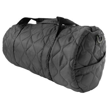 Rothco Lightweight Woobie Duffle Bag Black – 22L Capacity Portable Travel and Gym Bag