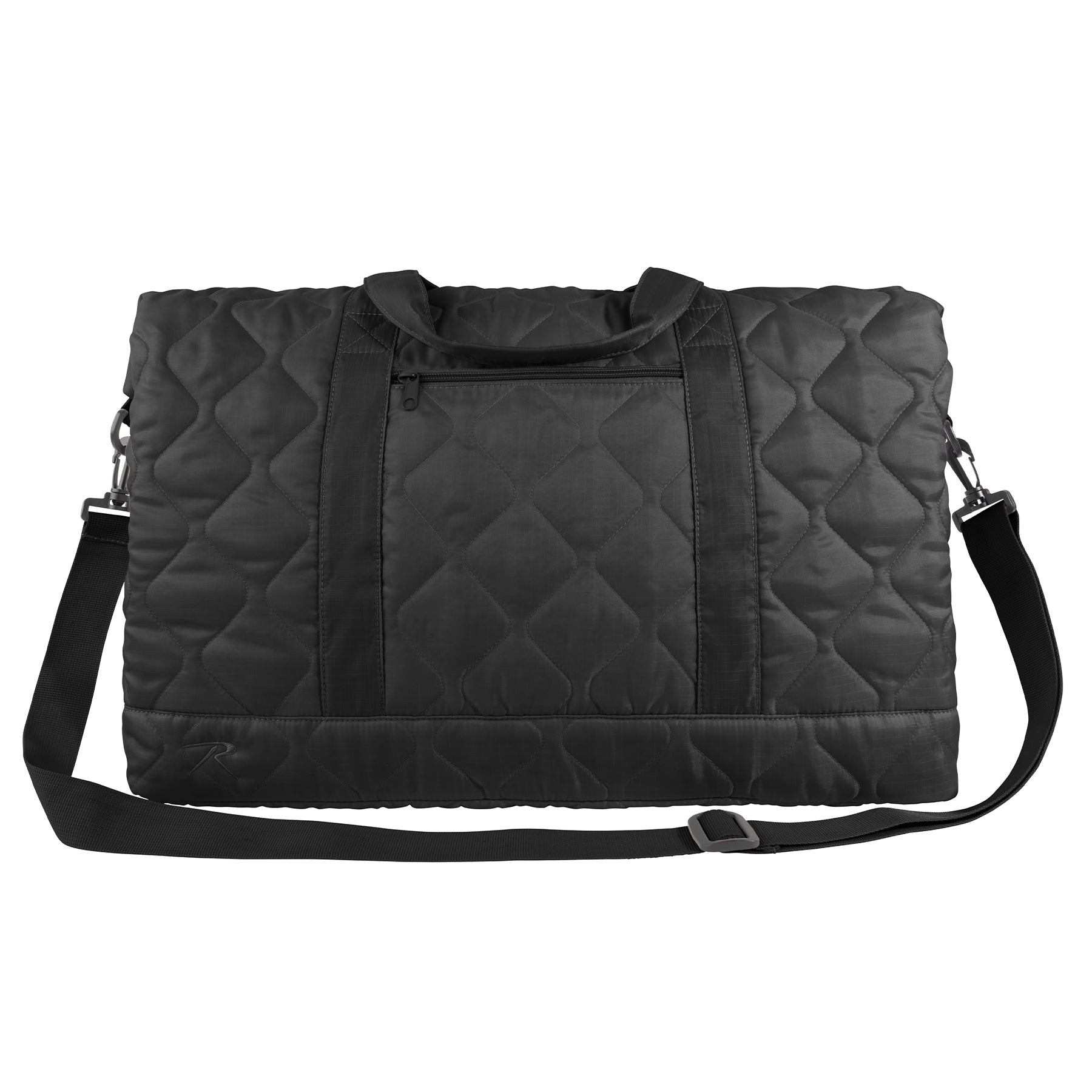 Rothco Lightweight Woobie Weekender Bag Black – 50L Travel Duffle with Multiple Compartments