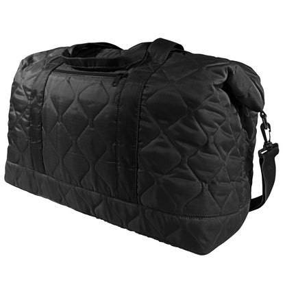 Rothco Lightweight Woobie Weekender Bag Black – 50L Travel Duffle with Multiple Compartments