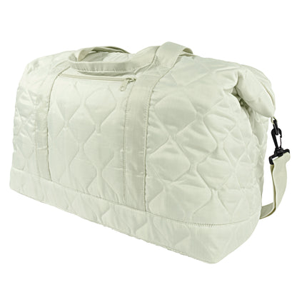 Rothco Lightweight Woobie Weekender Bag Cream – 50L Travel Duffle with Multiple Pockets and Adjustable Shoulder Strap