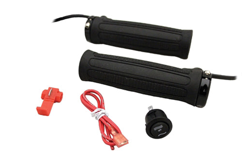 HEAT-DEMON Heated Clamp-On Grip Kit Model 215049 for High/Low Round Rocker Control