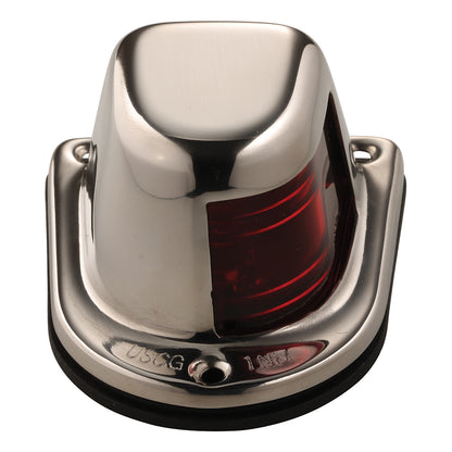 Attwood Marine 66319R7 1-Mile Red Deck Mount Sidelight for Boats