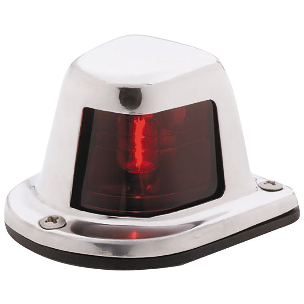 Attwood Marine 66319R7 1-Mile Red Deck Mount Sidelight for Boats
