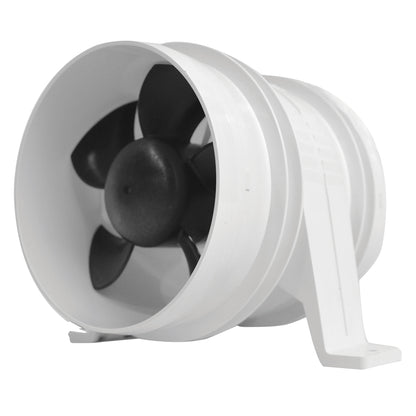 Attwood Marine Turbo 4000 Series II In-Line 12V Blower - Water-Resistant, White
