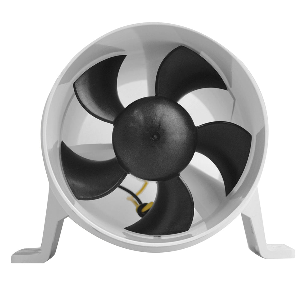 Attwood Marine Turbo 4000 Series II In-Line 12V Blower - Water-Resistant, White