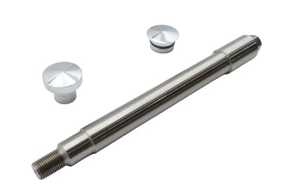 V-Twin Chrome Flush Mount Front Axle for Harley Davidson FXR and FXD Models by V-Twin