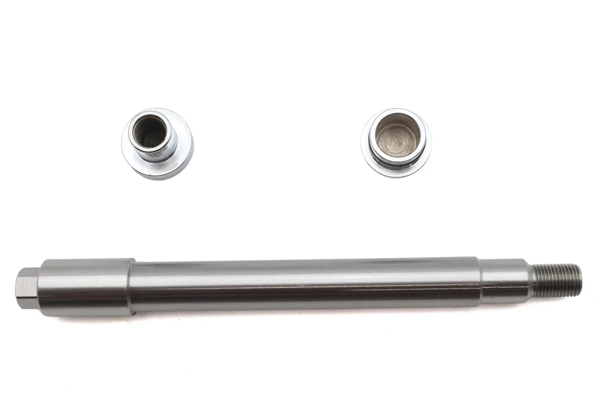 V-Twin Chrome Flush Mount Front Axle for Harley Davidson FXR and FXD Models by V-Twin