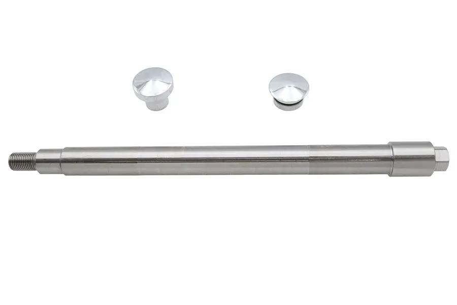 V-Twin Chrome Flush Mount Front Axle for Harley Davidson FXST (1984-1993) by V-Twin