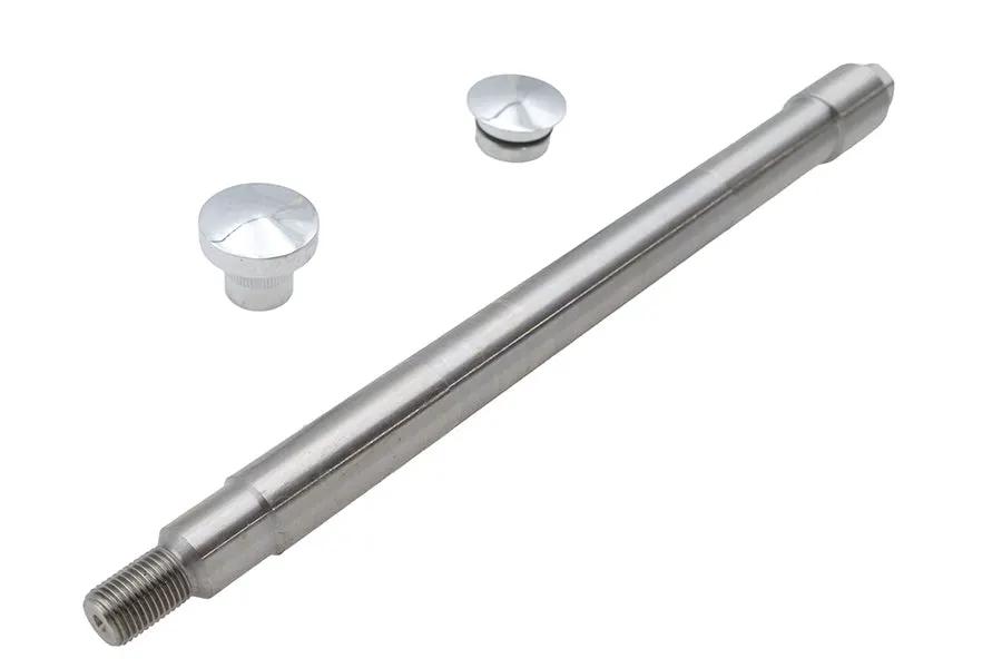 V-Twin Chrome Flush Mount Front Axle for Harley Davidson FXST (1984-1993) by V-Twin