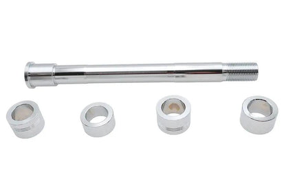 V-Twin Chrome Front Axle Kit for Harley Davidson FLSB and FXBR (Part #339907) by V-Twin