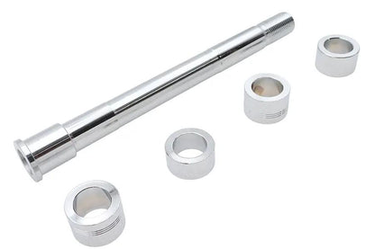 V-Twin Chrome Front Axle Kit for Harley Davidson FLSB and FXBR (Part #339907) by V-Twin