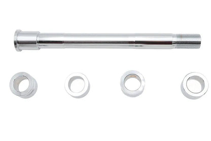 V-Twin Chrome Front Axle Kit for Harley Davidson FLSB and FXBR (Part #339907) by V-Twin