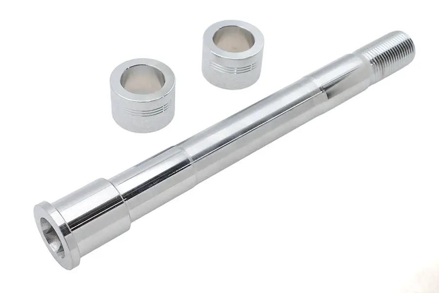 V-Twin Chrome Front Axle Kit for Harley Davidson FXLR Models 2018-2026 by V-Twin