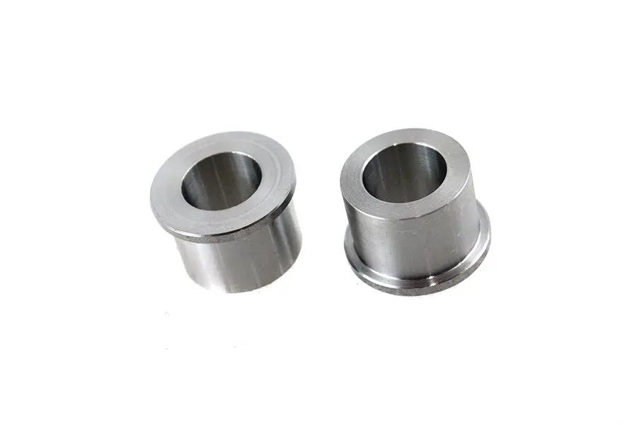 V-Twin Cast Wheel Spacer Set Zinc Plated - Fits Black Cast Wheels, 1-11/64 Inch Outer Diameter by V-Twin