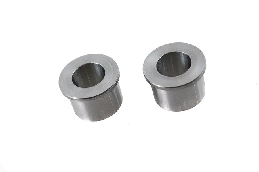 V-Twin Cast Wheel Spacer Set Zinc Plated - Fits Black Cast Wheels, 1-11/64 Inch Outer Diameter by V-Twin