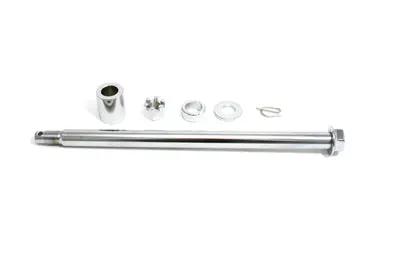 V-Twin Chrome Rear Axle Kit for Harley Davidson XL - 12-1/2 Inch Bearing Surface by V-Twin