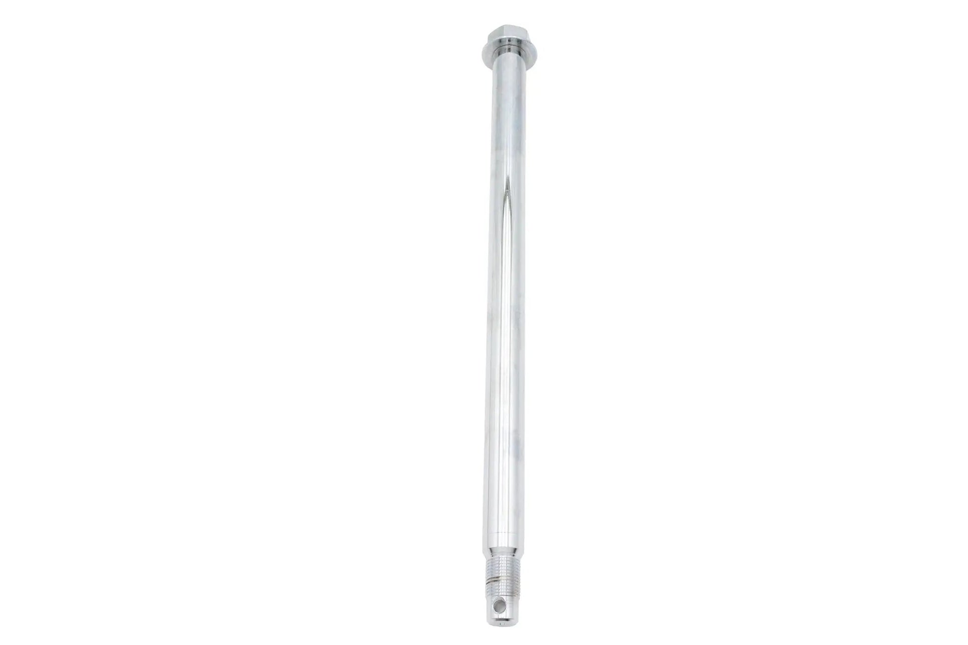 V-Twin Chrome Rear Axle with Hex Head and Threaded End for Harley Davidson Models by V-Twin