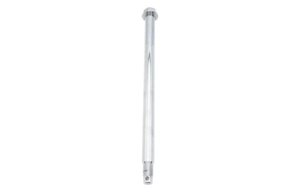 V-Twin Chrome Rear Axle with Hex Head and Threaded End for Harley Davidson Models by V-Twin