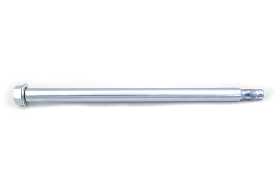 V-Twin Rear Axle Zinc for Harley Davidson – 12-1/2 Inch Bearing Surface, 1 Inch Diameter, Threaded End by V-Twin