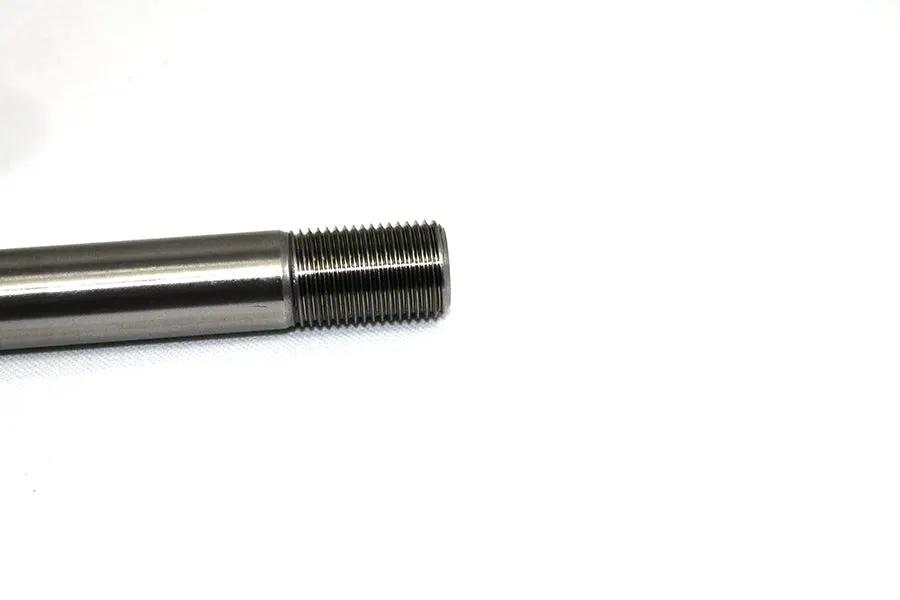 V-Twin Chrome Front Axle Kit - 9 inch Acorn Style Axle with 5/8 inch Inner Diameter and Spacer by V-Twin