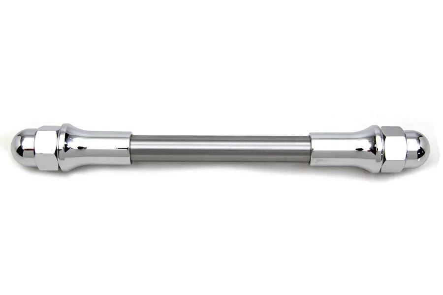 V-Twin Chrome Front Axle Kit - 9 inch Acorn Style Axle with 5/8 inch Inner Diameter and Spacer by V-Twin