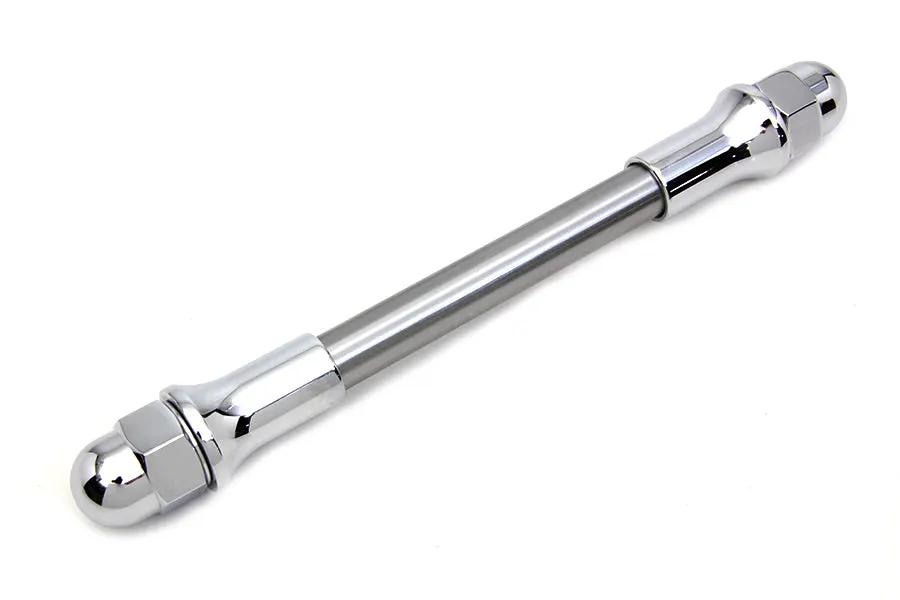 V-Twin Chrome Front Axle Kit - 9 inch Acorn Style Axle with 5/8 inch Inner Diameter and Spacer by V-Twin