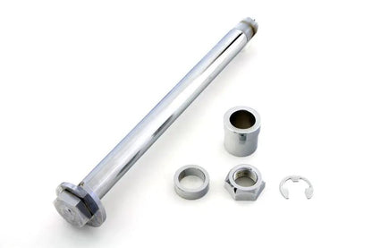 V-Twin Chrome Rear Axle Kit for Harley Davidson FLT Models (2002-2007) by V-Twin