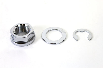 V-Twin Zinc Rear Axle Nut Kit for Harley Davidson FXST