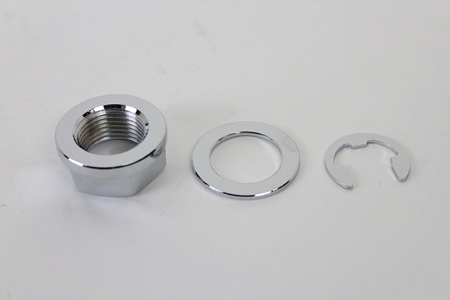 V-Twin Zinc Rear Axle Nut Kit for Harley Davidson FXST
