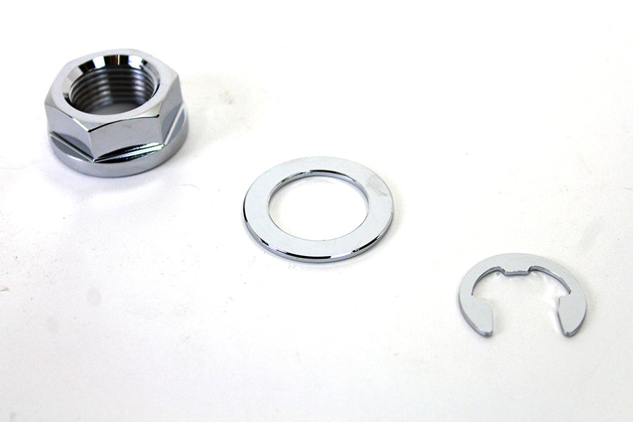 V-Twin Zinc Rear Axle Nut Kit for Harley Davidson FXST