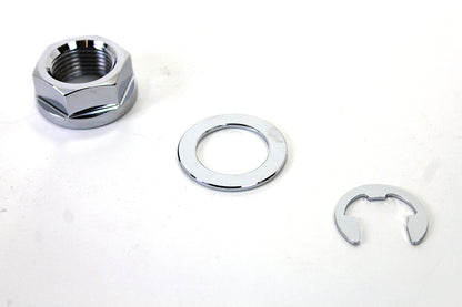 V-Twin Zinc Rear Axle Nut Kit for Harley Davidson FXST