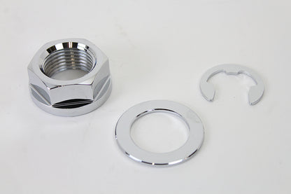 V-Twin Zinc Rear Axle Nut Kit for Harley Davidson FXST