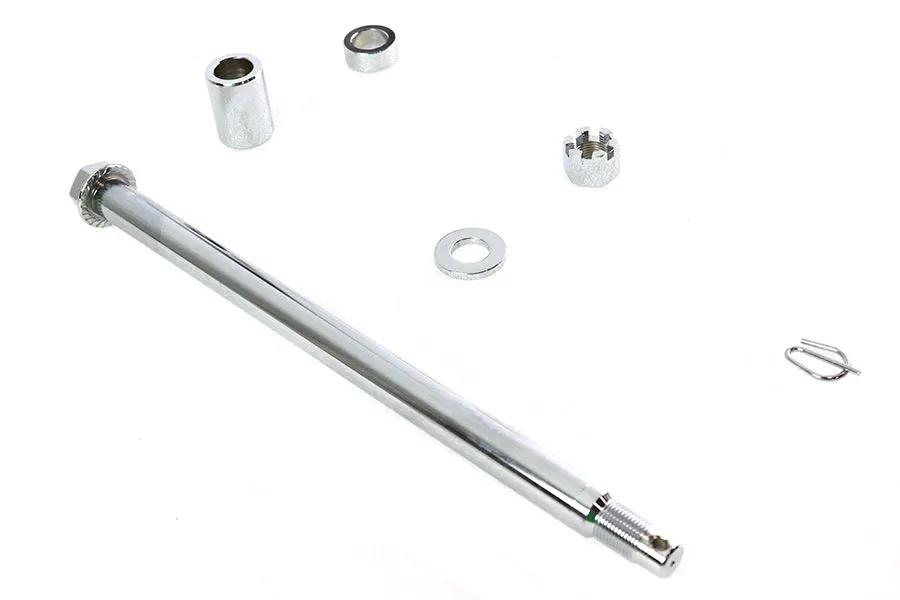V-Twin Chrome Rear Axle Kit for Harley Davidson FLT (2000-2001) by V-Twin