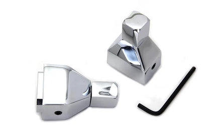 V-Twin Pyramid Shape Rear Axle Adjuster Kit for Harley Davidson XL Models by V-Twin