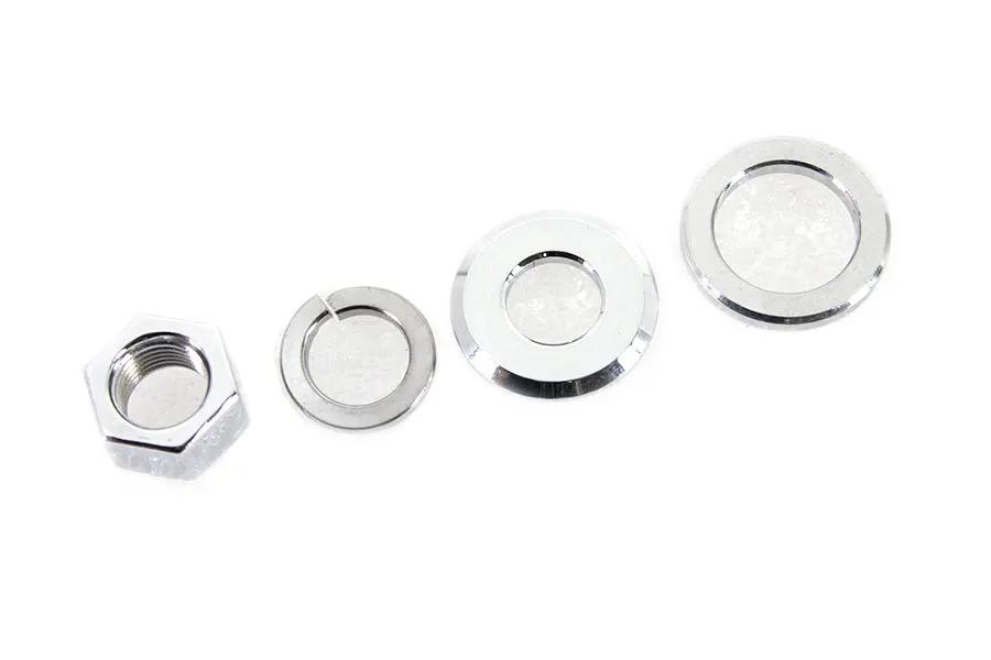V-Twin Zinc Rear Axle Nut Kit for Harley Davidson FX Models Part 19340Z by V-Twin
