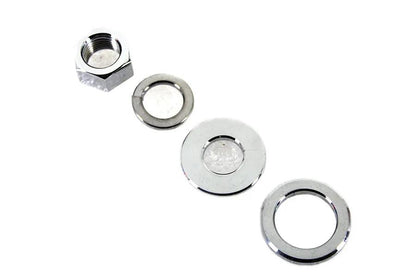 V-Twin Zinc Rear Axle Nut Kit for Harley Davidson FX Models Part 19340Z by V-Twin