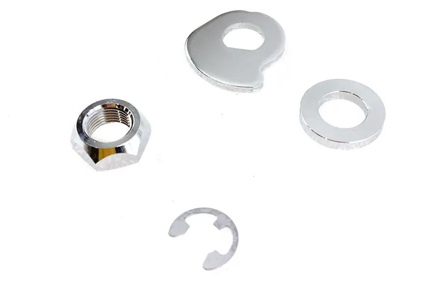 V-Twin FLT Rear Axle Nut Kit Zinc Plated for Harley Davidson FLT Models by V-Twin