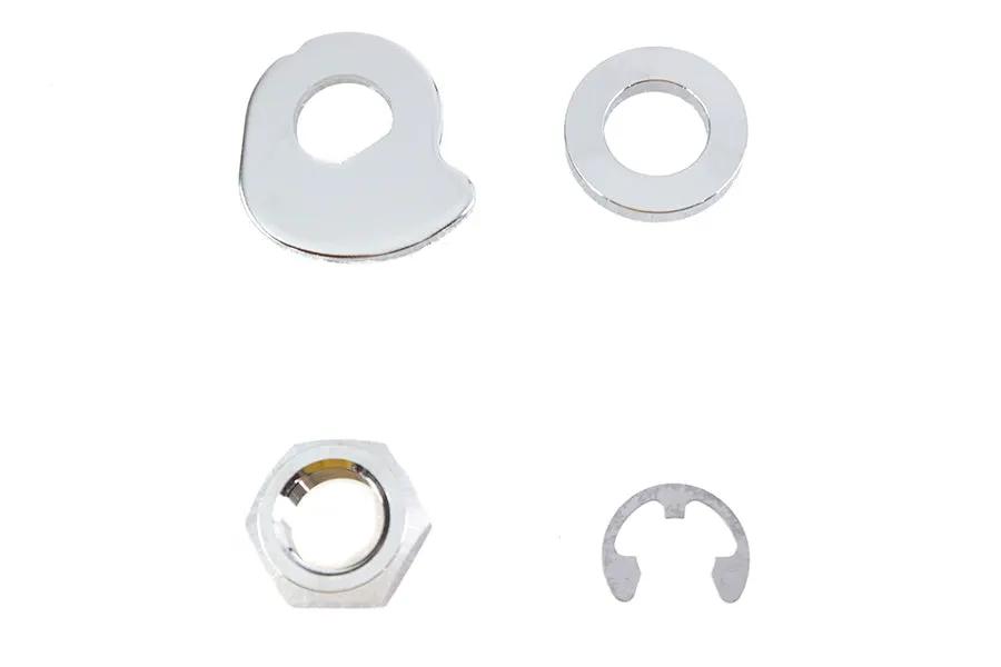 V-Twin FLT Rear Axle Nut Kit Zinc Plated for Harley Davidson FLT Models by V-Twin