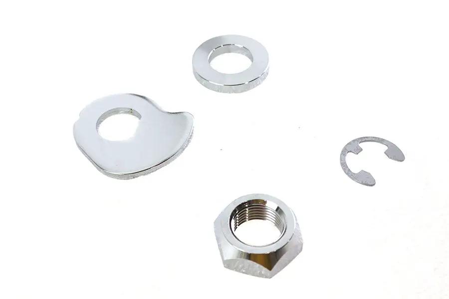 V-Twin FLT Rear Axle Nut Kit Zinc Plated for Harley Davidson FLT Models by V-Twin