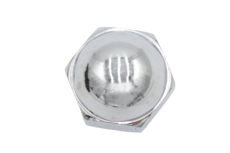 V-Twin Chrome Axle Shoulder Nut 5/8 inch Outer Diameter for Side Mount Tail Lamps